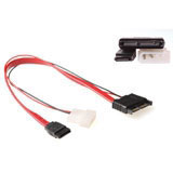 Advanced cable technology Micro SATA(7+9) female  - SATA(7) + 5,25  maleMicro SATA(7+9) female  - SATA(7) + 5,25  male (AK3413)